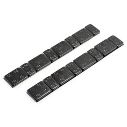 Centro Black Chassis Weights w/Adhesive 5G/10G X 2 Strips C0504