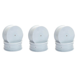 Centro 1:10 Dished Buggy Front 4WD Wheel White - 3 Pairs C0261W
