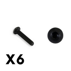 FTX Button Head Hex Screw 3 X 15mm FTX9199