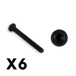 FTX Outback Fury Button Head 3 X 28mm Hex Screw (8Pc) FTX9193