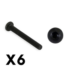 FTX Outback Fury/Hi-Rock Button Head 3 X 25mm Hex Screw (8Pc) FTX9192