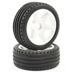 FTX Comet Buggy Front Mounted Tyre & Wheel White FTX9062W