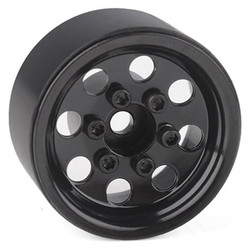 RC4WD Stamped Steel 1.0" Pro8 Beadlock Wheels (Black) Z-W0358