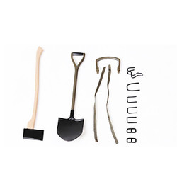 ROC Hobby 1:6 1941 Willys MB Scaler Axe and Shovel Set ROC-C1038