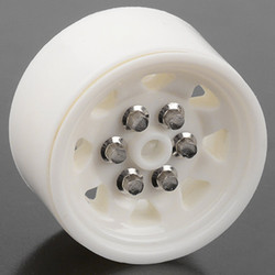 RC4WD Oem Plastic 0.7" Beadlock Wheels (White) Z-W0338