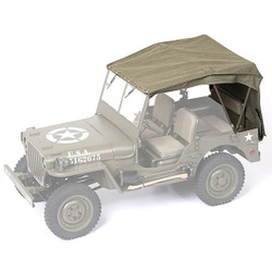 ROC Hobby 1:12 1941 Willys Mb Canvas Top ROC-C1167