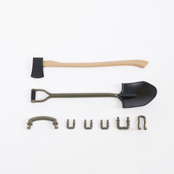 ROC Hobby 1:12 1941 Willys Mb Axe and Shovel Set ROC-C1130
