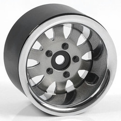 RC4WD 1.9" 5 Lug Steel Wheels w/Beauty Ring (Silver) Z-W0327