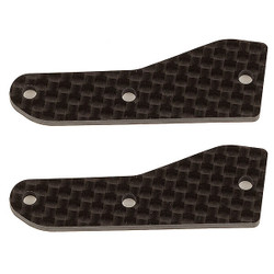 Team Associated RC8B4 Ft Front Upper Susp. Arm Inserts Carbon AS81537