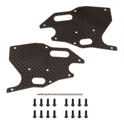 Associated RC8B3.1 Ft Graphite Arm Stiffeners - Front AS81418