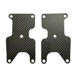 Team Associated RC8B3.2 Ft Rear Susp. Arm Inserts Carbon 1.2mm AS81436