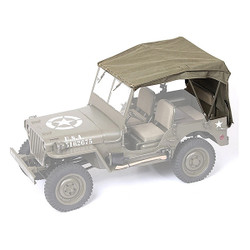 ROC Hobby 1:6 1941 Willys MB Scaler Canvas Top ROC-C1031