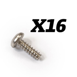 FTX Button Head Self-Tapping 2X6mm Screws FTX10355