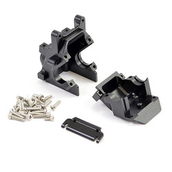 Fastrax Arrma Front/Rear Gear Box Unit Kra/Out/Sen/Typ/Talv3 - Black FTAR018BK