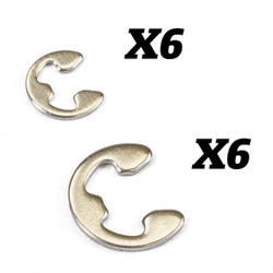 FTX E-Clips-2.5mm, 4mm FTX10352