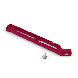 Fastrax Arrma Rear Alu Chassis Brace- Sen/Typ/Out - Red FTAR020R