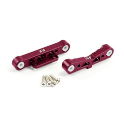 Fastrax Arrma Rear Alu Lower Sus. Mounts-Kra/Out/Sen/Typ - Red FTAR008R