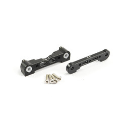 Fastrax Arrma Front Alu Lower Sus.Mounts-Kra/Out/Sen/Typ - Black FTAR007BK