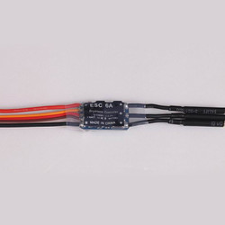 FMS 6A ESC (Easy Trainer 800/Sn-111:800mm Fox/800mm Vtail) FMS-ESC-6A