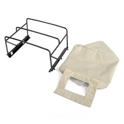 RC4WD Steel Tube Bed Cage w/Soft Top for RC4WD Gelande II 2015 Land Rover Defender D90 (Pick-Up) (T