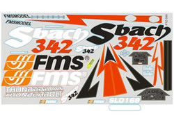 FMS 1.3M Sbach Decal Sheet FS-SY120