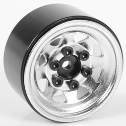 RC4WD Stamped Steel 1.0" Stock Beadlock Wheels (Silver) Z-W0263