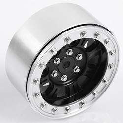RC4WD Raceline Monster 2.2" Beadlock Wheels (Black/Silver) Z-W0195