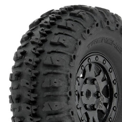Proline Trencher 1.0" Tyres On Mini Impulse Blk Wheels SCX24 PRO1020910