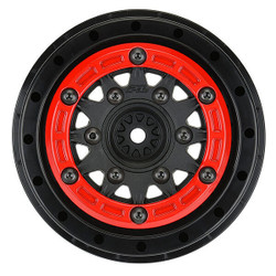 Proline Raid 2.2/3.0" Red/Black Bead-Loc 6X30 Hex Sc Wheels PRO281104