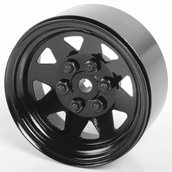 RC4WD 6 Lug Wagon 1.9" Steel Stamped Beadlock Wheels (Black) Z-W0130