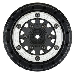 Proline Raid 2.2/3.0" Silver/Black Bead-Loc 6X30 Hex Sc Wheels PRO281103