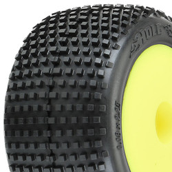 Proline Holeshot Tyres Mini-T 2.0 Mounted On Yellow Wheels PL10177-12