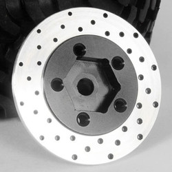 RC4WD 1.9 5 Lug Steel Wheel Hex Hub with Brake Rotor Z-S0532