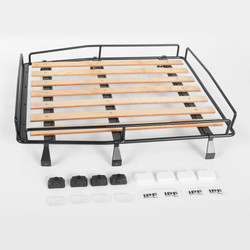 RC4WD Wood Roof Rack w/Lights for RC4WD Cruiser Body