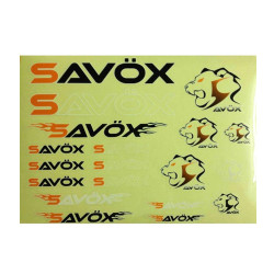 Savox Decal SHeet 22cm X 25Cm SAV050