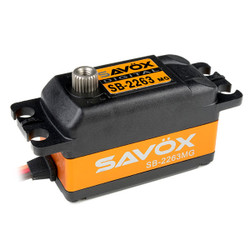 Savox Low Profile Brushless Digital Servo 10kg/0.076S@6.0V SAV-SB2263MG