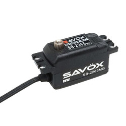 Savox Low Profile Brushless Hv Digi 12kg/0.08S@7.4V - Black SAV-SB2265MG