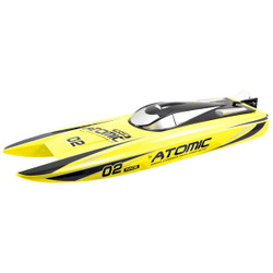 Volantex Racent Atomic 70cm Brushless Racing Boat ARTR RC Boat (Yellow) V792-4Y