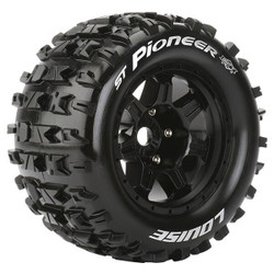 Louise RC St-Pioneer 1:8 Sport 1/2" Offset Hex 17mm Black L-T3325BH