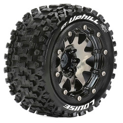 Louise RC St-Uphill 1:10 Soft Bead-Lock/1/2 Offset Hex 12mm Black Chrome L-T3313SBCH