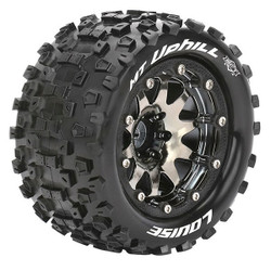 Louise RC MT-Uphill 1:10 Soft Bead-Lock/1/2 Offset Hex 12mm Black Chrome L-T3309SBCH