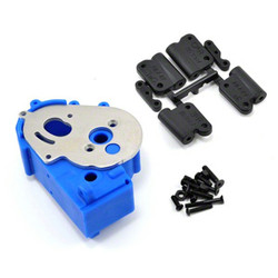RPM Traxxas 2Wd Hybrid Gearbox Housing and Rear Mounts Blue RPM73615