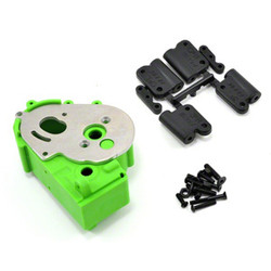RPM Traxxas 2Wd Hybrid Gearbox Housing and Rear Mounts Green RPM73614