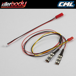 Killerbody Chassis Light w/Smd LED Unit Set (12 Red Leds) KB48469