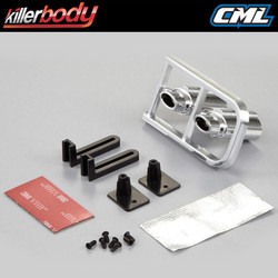 Killerbody Chrome Type A Oval Exhaust Pipe w/O Led KB48282