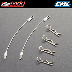 Killerbody Body Rope w/Clip Set (Metal) 80mm KB48363