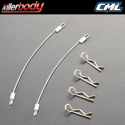 Killerbody Body Rope w/Clip Set (Metal) 100mm KB48362