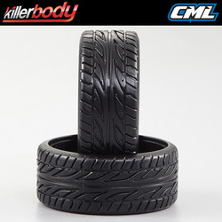 Killerbody Drift Tread Tyre 1:10 Touring Car Type "A" (4Pc) KB48258
