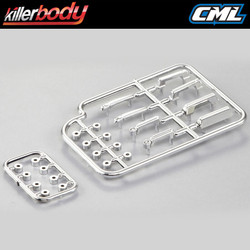 Killerbody Chromed Plastic Door Handle 1:10 Scale KB48235