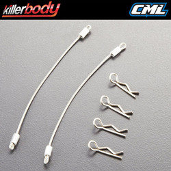 Killerbody Body Rope w/Clip Set (Metal) 120mm KB48273